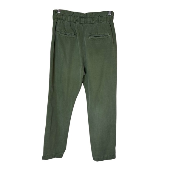 Zara Womens Green Mid Waist Trouser Pants- Size Small - Picture 6 of 13